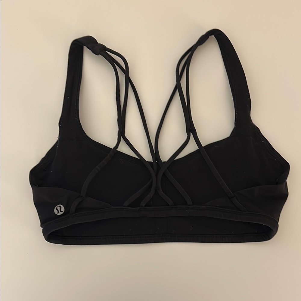 Lululemon Athletica Black Performance Sports Bra